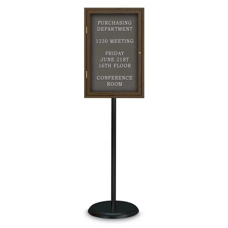 United Visual Products Corkboard, Triple Door, Radius Frame, 96x48", White/Cloud UV7006-WHITE-CLOUD